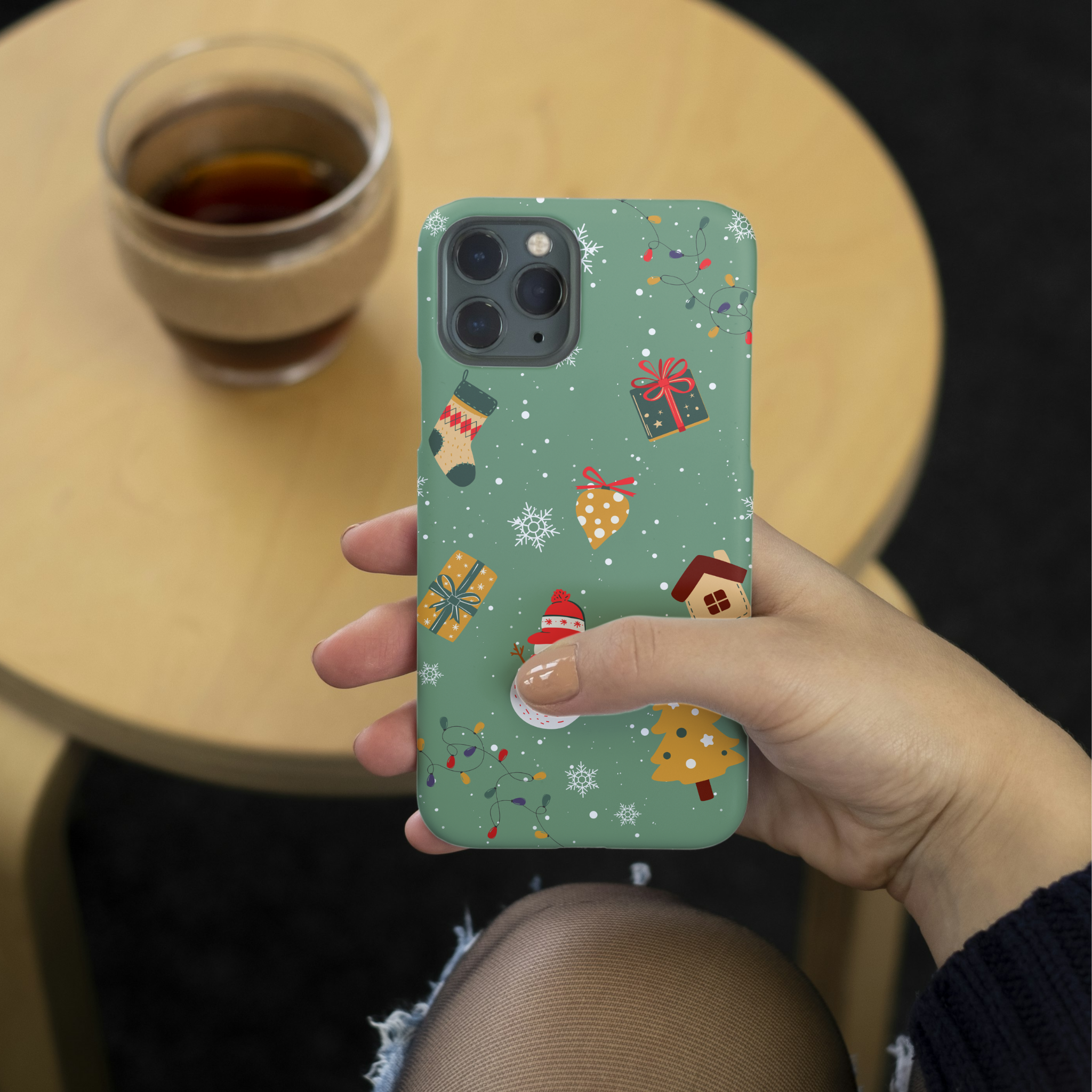Frosty Presents iPhone Case